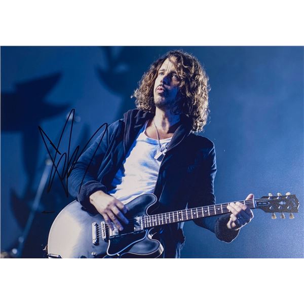 Autograph Signed  Chris Cornell Photo