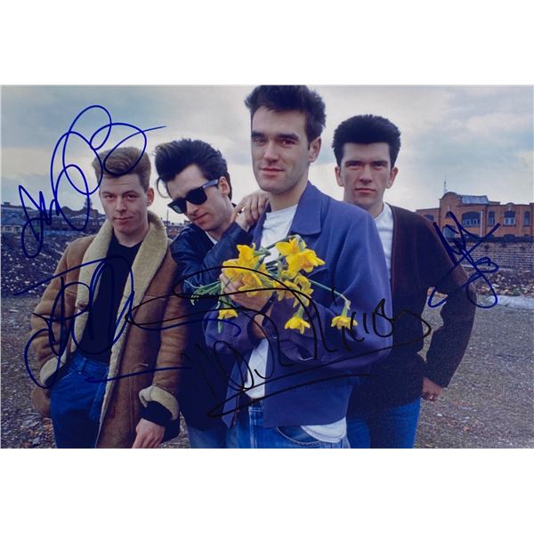 Autograph Signed  The Smiths Photo