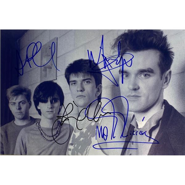 Autograph Signed  The Smiths Photo
