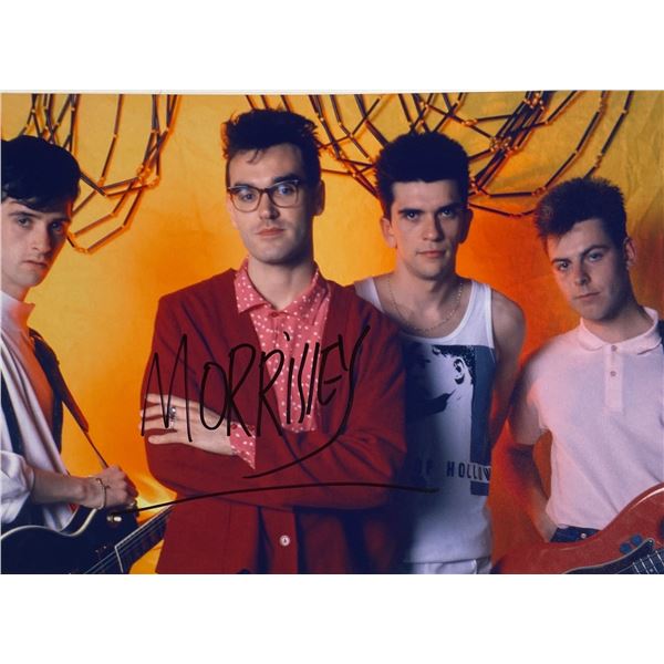 Autograph Signed  The Smiths Photo