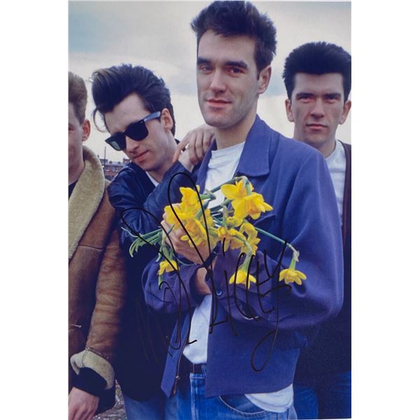 Autograph Signed  The Smiths Photo