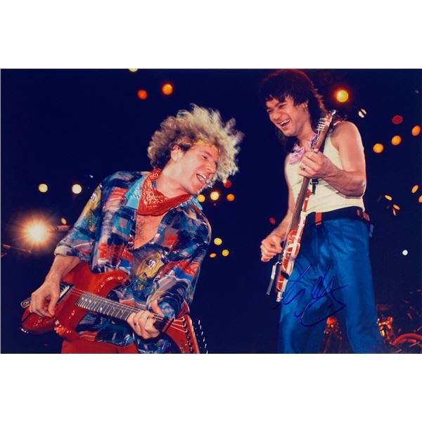 Autograph Signed  Van Halen Photo