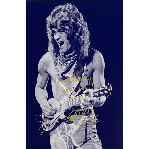 Autograph Signed  Van Halen Photo