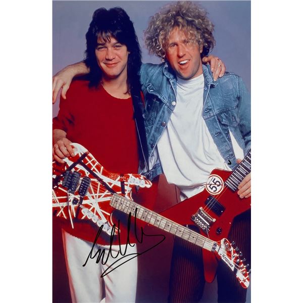 Autograph Signed  Van Halen Photo