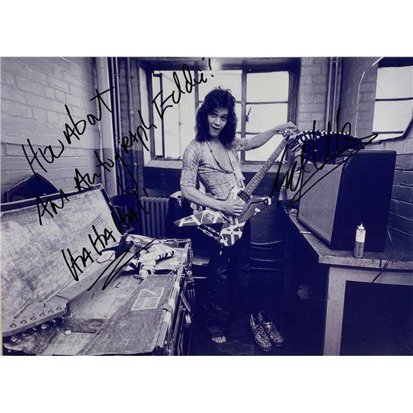 Autograph Signed  Van Halen Photo