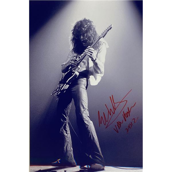 Autograph Signed  Van Halen Photo