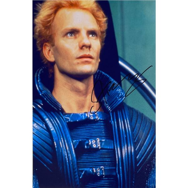 Autograph Signed  Sting Photo