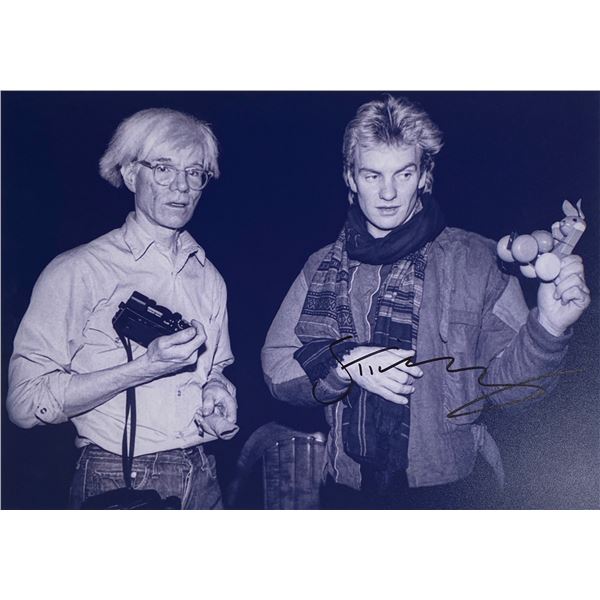 Autograph Signed  Sting Photo