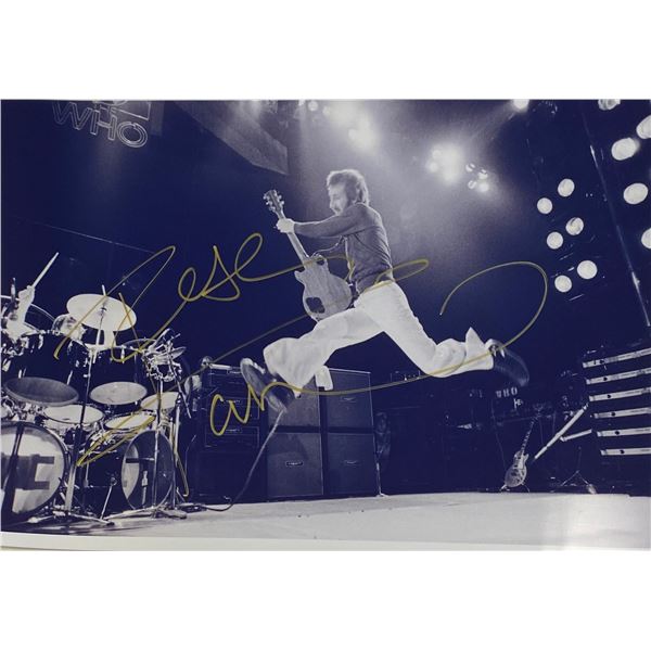 Autograph Signed  The Who Photo