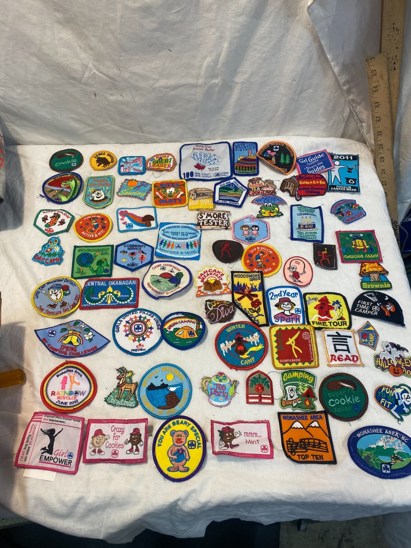 Patches sparks, girl guides, Brownie