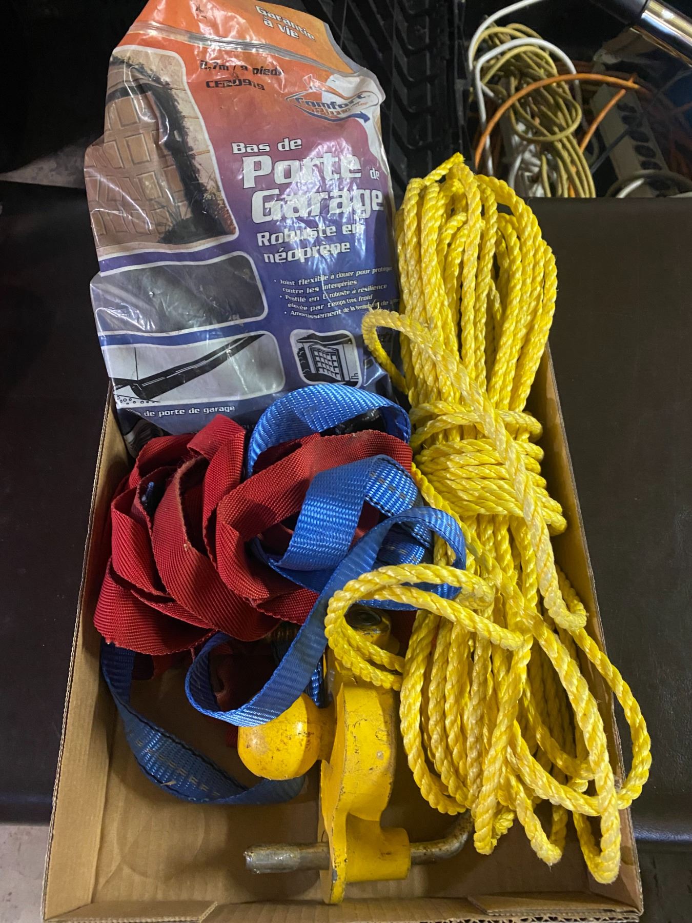 Rope and straps lock with no key