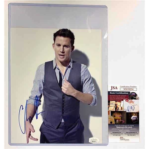 Signed Channing Tatum JSA Photo