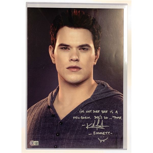 Signed Kellan Lutz Beckett Poster