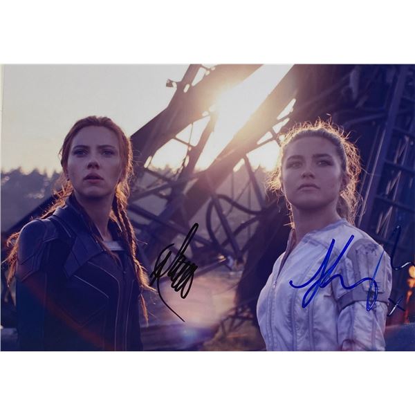Autograph Signed Black Widow Photo