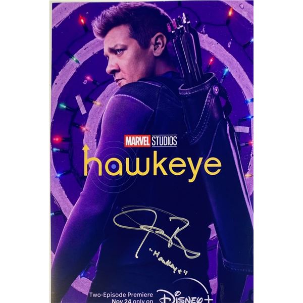 Autograph Signed Hawkeye Photo Set