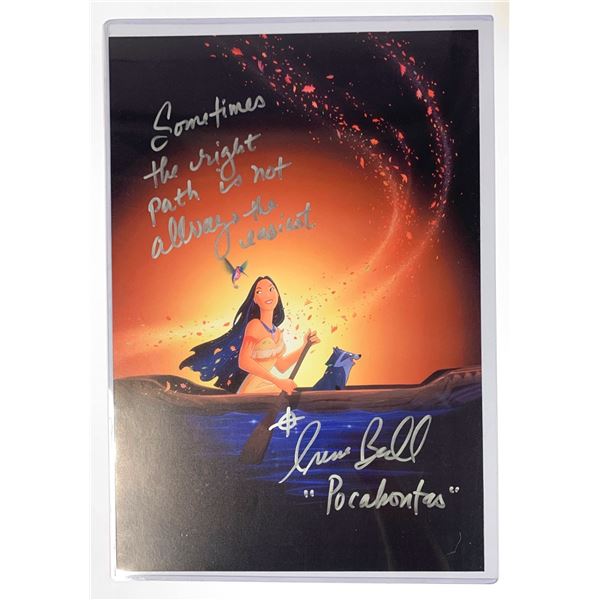 Signed Pocahontas Offical PIX Photo