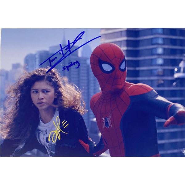 Autograph Signed Spiderman No Way Home Photo