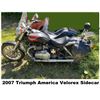 Image 1 : 2007 Triumph America. Velorex sidecar mod 352