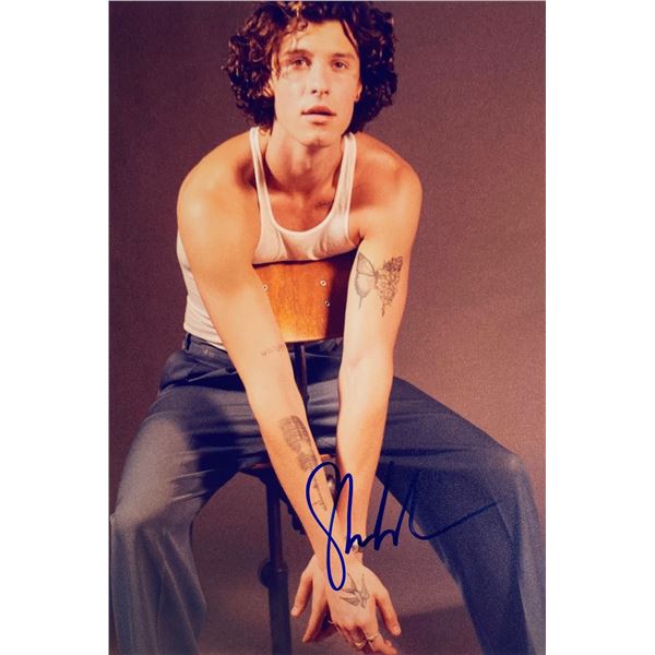 Autograph Signed Shawn Mendes Photo