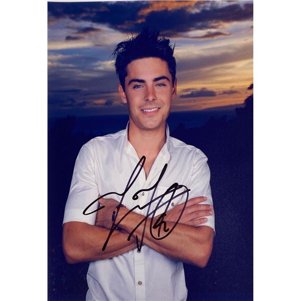 Autograph Signed Zac Efron Photo