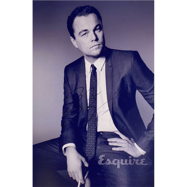 Autograph Signed Leonardo DiCaprio Photo