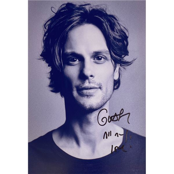 Autograph Signed Matthew Gray Gubler Photo
