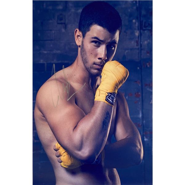 Autograph Signed Nick Jonas Photo