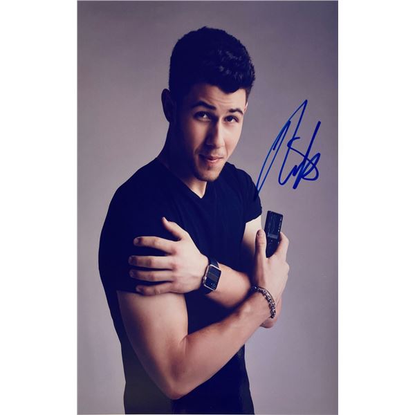 Autograph Signed Nick Jonas Photo