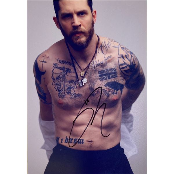 Autograph Signed Tom Hardy Photo