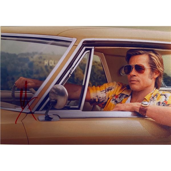 Autograph Signed Brad Pitt Photo