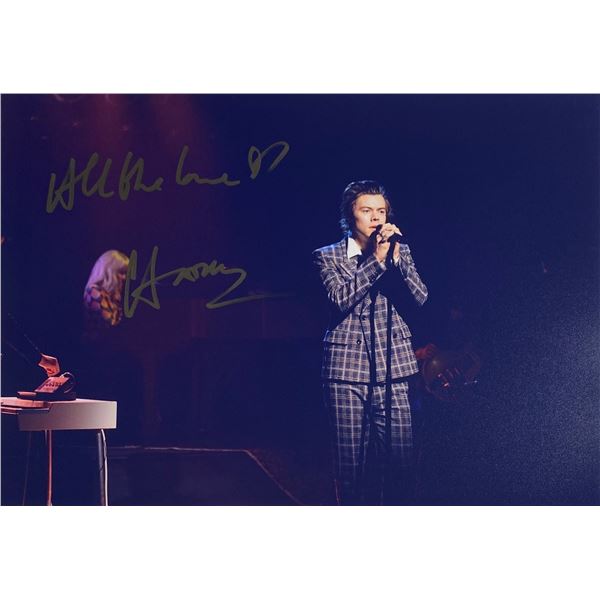 Autograph Signed Harry Styles Photo