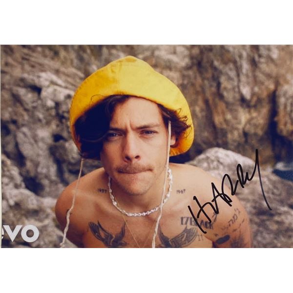 Autograph Signed Harry Styles Photo