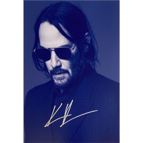 Autograph Signed Keanu Reeves Photo