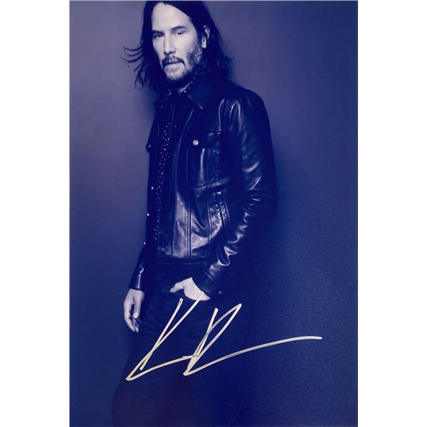 Autograph Signed Keanu Reeves Photo