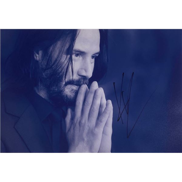 Autograph Signed Keanu Reeves Photo