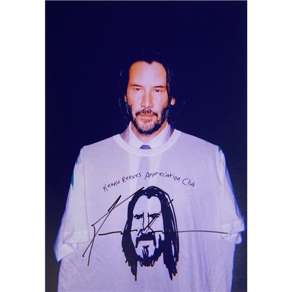 Autograph Signed Keanu Reeves Photo