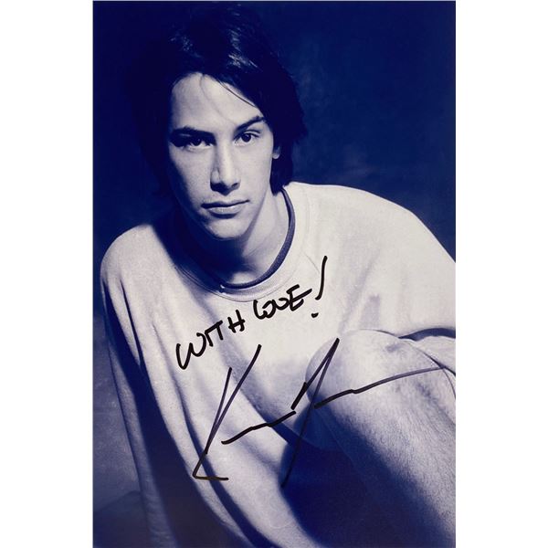 Autograph Signed Keanu Reeves Photo