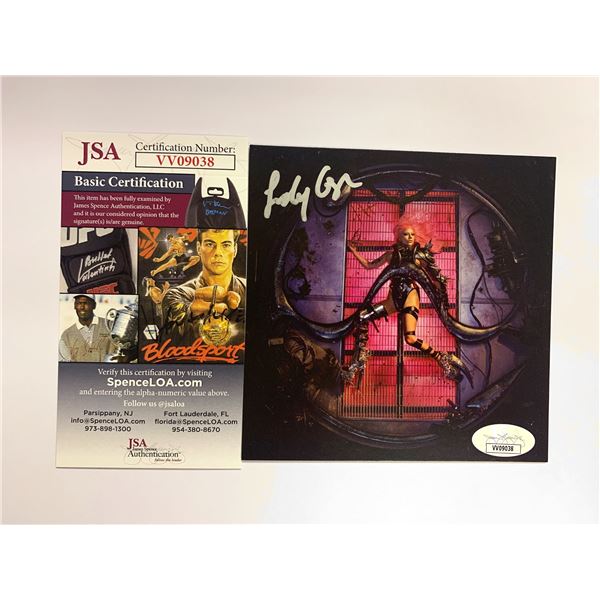 Autograph Signed Lady Gaga Chromatica Card