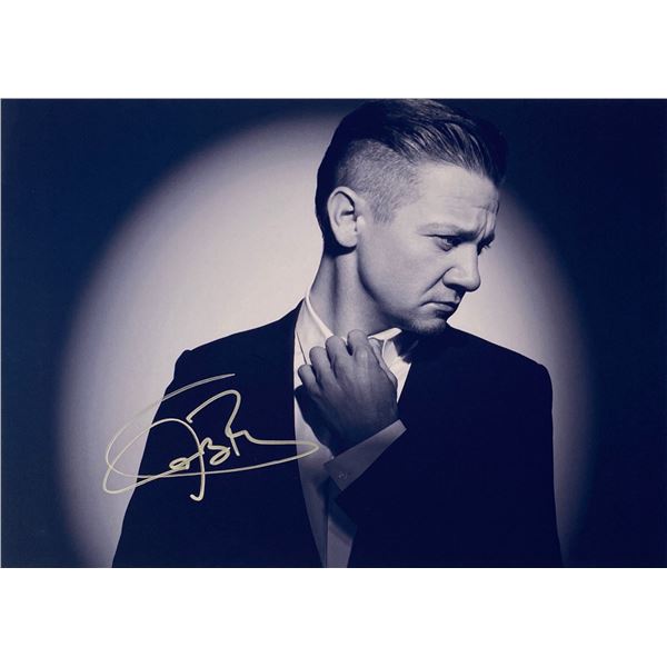 Autograph Signed  Jeremy Renner Photo