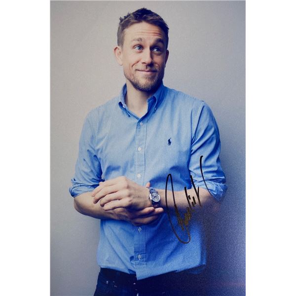 Autograph Signed  Charlie Hunnam Photo