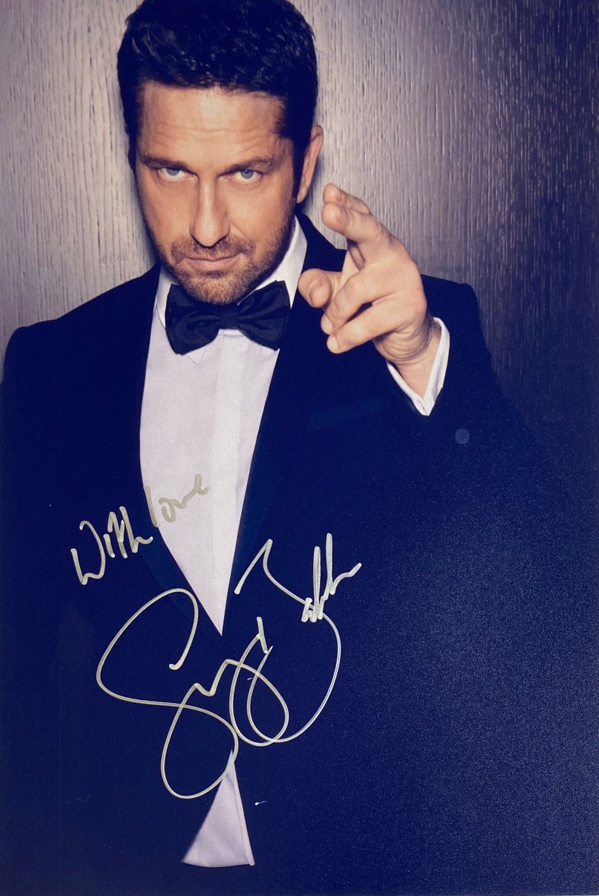 Autograph Signed Gerard Butler Photo