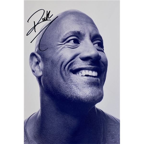 Autograph Signed  Dwayne Johnson Photo