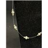 Image 2 : Genuine Green Stone Beads w/ White Pearls, Necklace