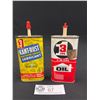 Image 1 : An Early Hard to Find 3 in1 Cant-Rust Lubricant Tin plus Another 3 in 1 Tin