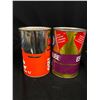 Image 2 : A Lot of 3 Vintage Empty Oil Cans, Esso, Exxon, Co-op