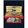Image 2 : A Vintage Never Used in Original Box 16 Piece Stainless Steel Set