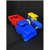 Image 2 : A Large 25" x 25" x 7" Lido Road Building Set with Original Box, Great Graphics and Cool Toys