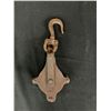 Image 2 : Two Vintage Metal Double Pulley Blocks with Hook