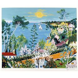 Kay Ameche, Pacific Coast Highway, Serigraph