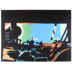 John Hultberg, Wide Window II, Silkscreen